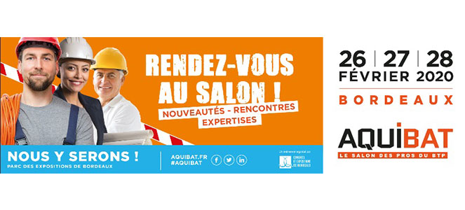 Résonance Paille présent à AQUIBAT, salon des pros du bâtiment à Bordeaux - Groupe de travail communication