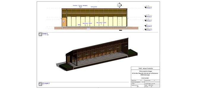 Rénovation du hangar et bâtiment sur nouvelle parcelle, mission AMO : c'est parti !