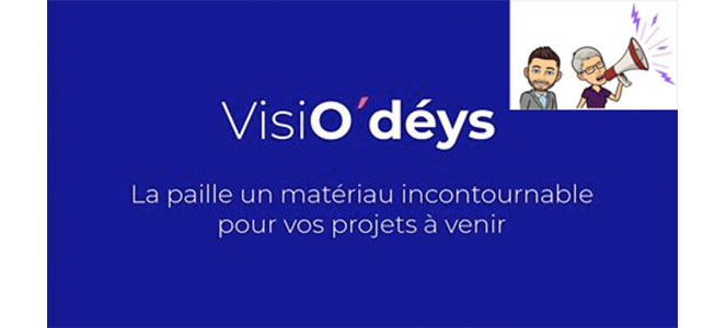 VisiOdéys La paille, un matériau incontournable pour vos projets à venir ! Groupe de travail - Communication