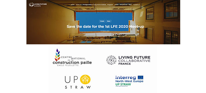 Le projet UP STRAW présenté au LBC événement européen digital de Living Building Challenge - Groupe de travail communication