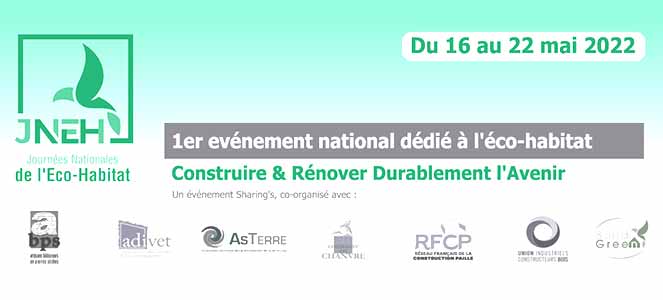 Participez aux Journées Nationales de l'Eco-Habitat du 16 au 22 mai