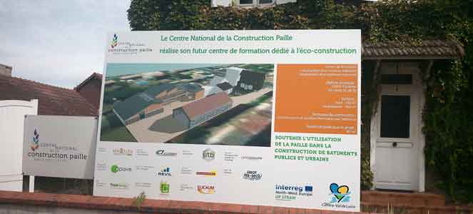 UP STRAW Chantier du futur Centre de formation du CNCP... C'est parti